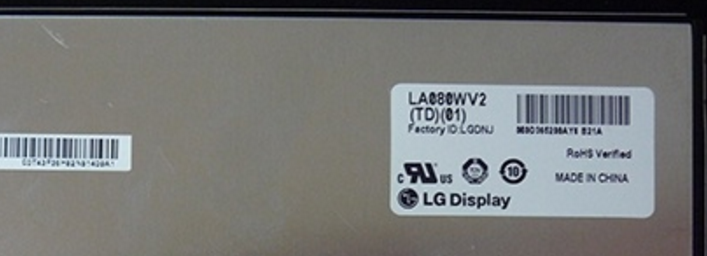 Original LA080WV2-TD01 LG Screen Panel 8" 800*480 LA080WV2-TD01 LCD Display